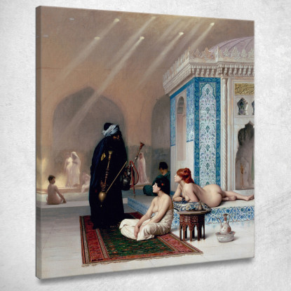 Piscina In Un Harem Jean-Léon Gérôme jlg95 quadro stampato su tela
