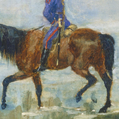 Ussari Henri de Toulouse-Lautrec htl43 quadro stampato su tela
