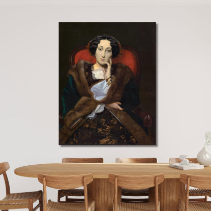 Ritratto Di Una Donna Jean-Léon Gérôme jlg98 quadro stampato su tela