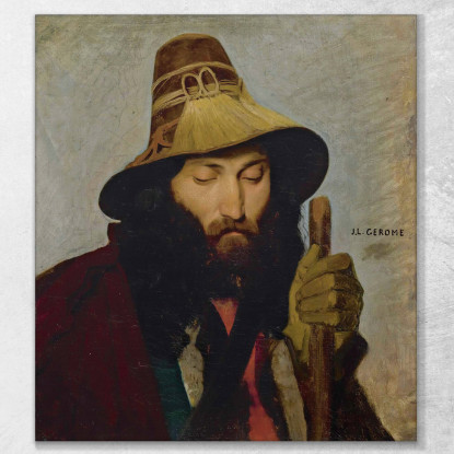 Ritratto Di Un Uomo Italiano Jean-Léon Gérôme jlg99 quadro stampato su tela
