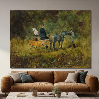 La Trappola Henri de Toulouse-Lautrec htl108 quadro stampato su tela