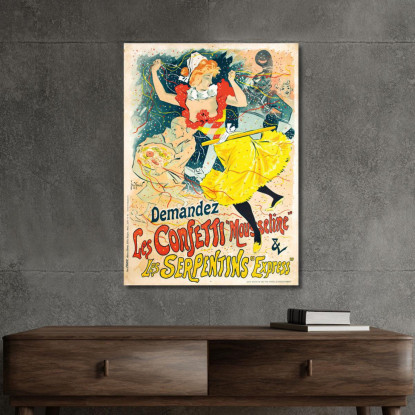 I Coriandoli Henri Georges Meunier hgm9 quadro stampato su tela