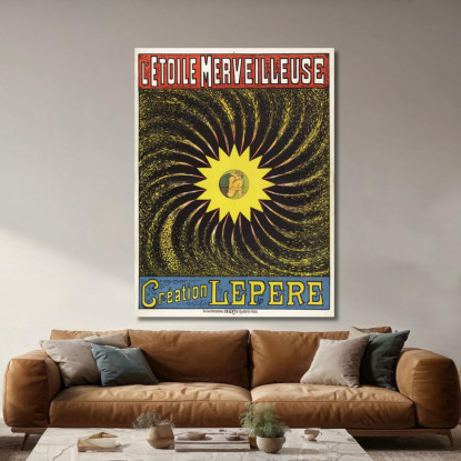 La Stella Meravigliosa Creazione Lepere Henri Georges Meunier hgm10 quadro stampato su tela