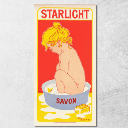 Sapone Starlight Henri Georges Meunier hgm17 quadro stampato su tela