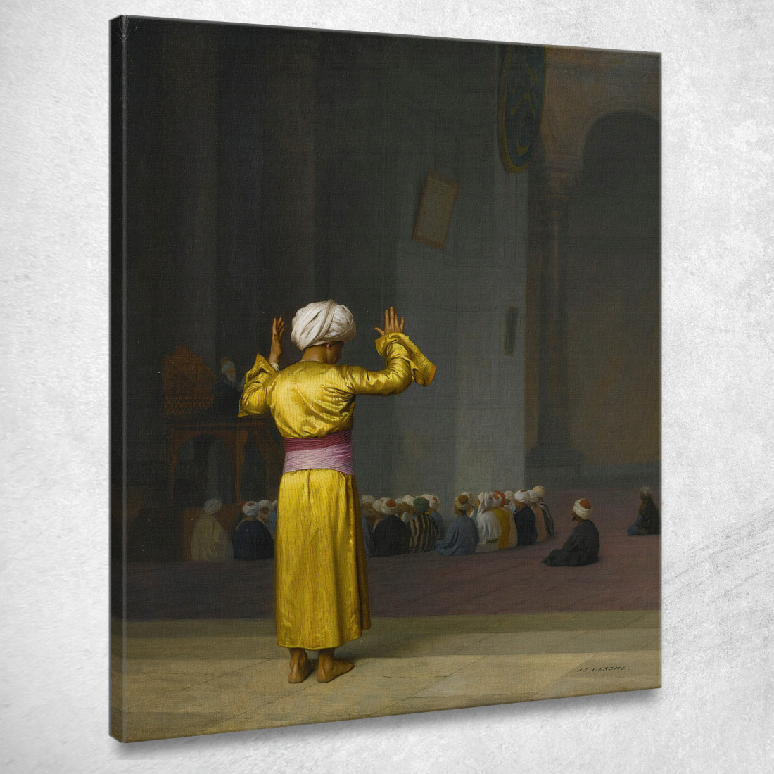 Preghiera Nella Moschea Jean-Léon Gérôme jlg107 quadro stampato su tela Preghiera Nella Moschea Jean-Léon Gérôme jlg107 quadro stampato su tela