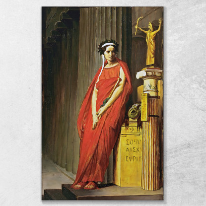 Rachele Jean-Léon Gérôme jlg112 quadro stampato su tela