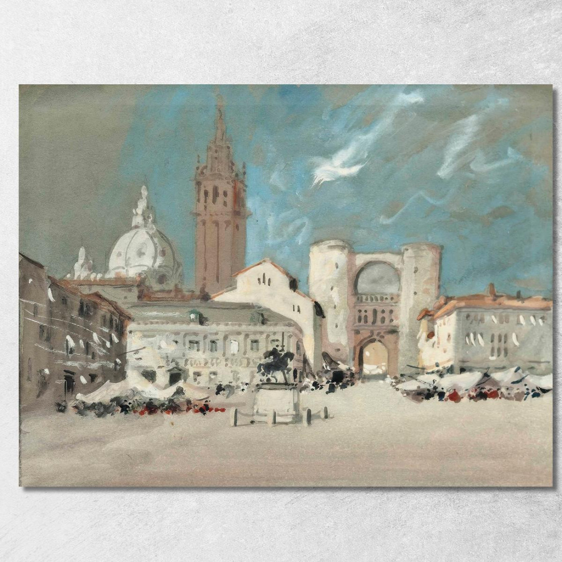 Piazza Dei Signori Padova Hercules Brabazon Brabazon hbb44 quadro stampato su tela Piazza Dei Signori Padova Hercules Brabazon Brabazon hbb44 quadro stampato su tela