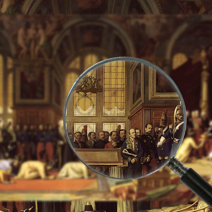 Ricevimento Degli Ambasciatori Siamesi Da Parte Dell'Imperatore Napoleone Ii Jean-Léon Gérôme jlg114 quadro stampato su tela