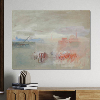 Venezia Omaggio A Turner Hercules Brabazon Brabazon hbb74 quadro stampato su tela