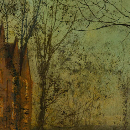 Dopo La Pioggia John Atkinson Grimshaw jag15 quadro stampato su tela
