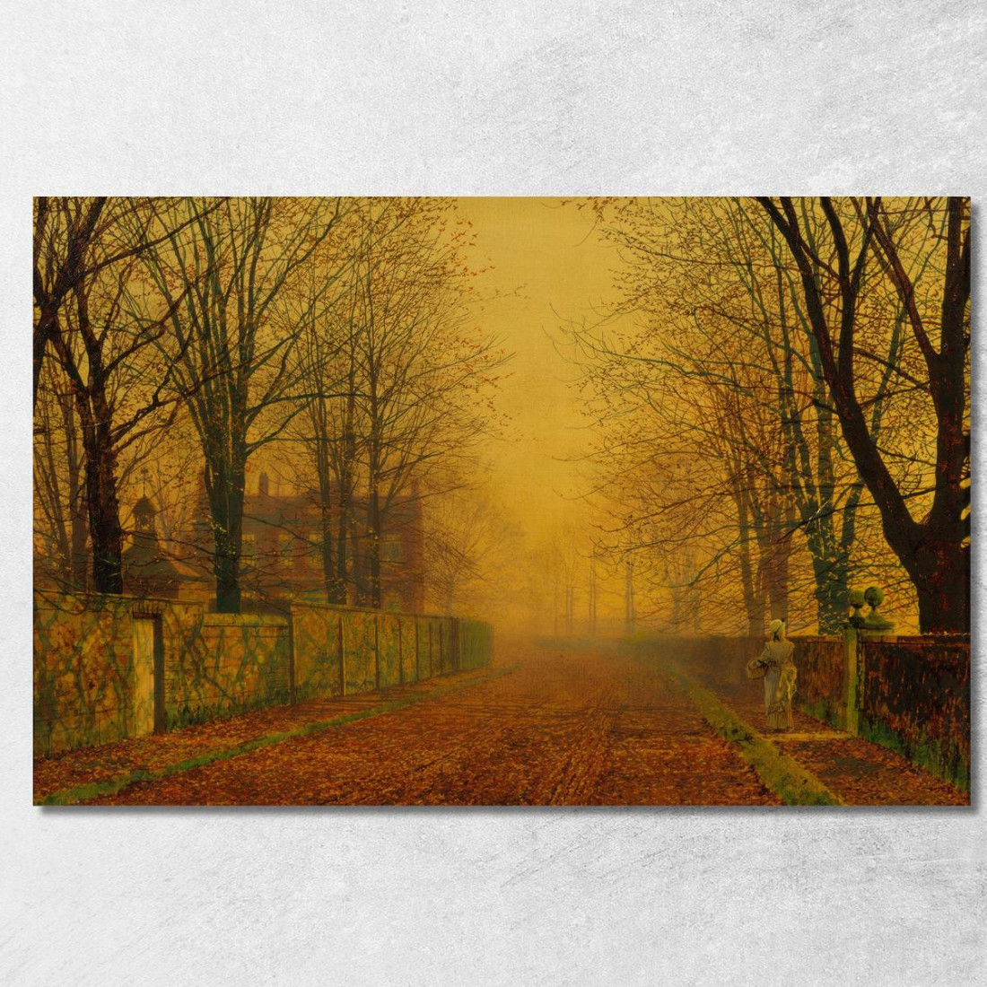 Bagliore Della Sera John Atkinson Grimshaw jag27 quadro stampato su tela Bagliore Della Sera John Atkinson Grimshaw jag27 quadro stampato su tela