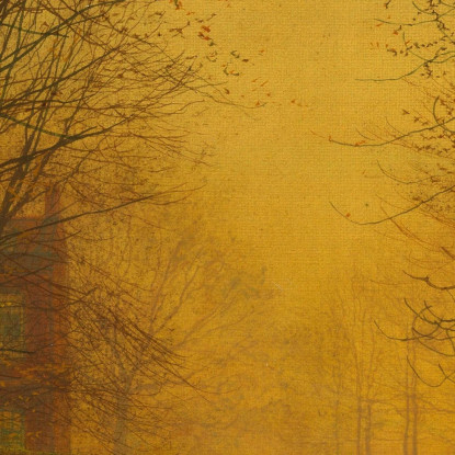 Bagliore Della Sera John Atkinson Grimshaw jag27 quadro stampato su tela