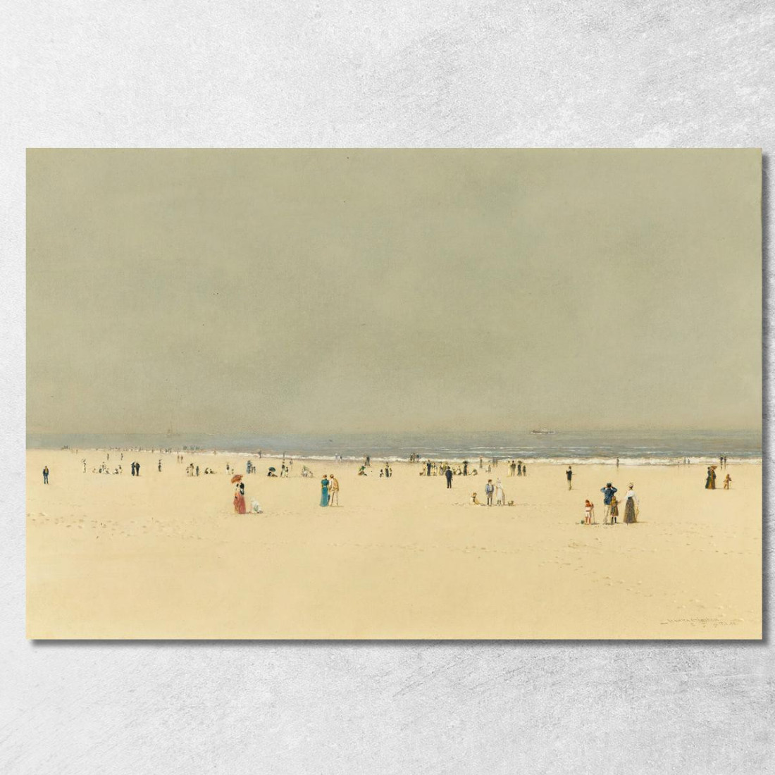 Sabbia Mare E Cielo – Una Fantasia Estiva John Atkinson Grimshaw jag59 quadro stampato su tela Sabbia Mare E Cielo – Una Fantasia Estiva John Atkinson Grimshaw jag59 quadro stampato su tela