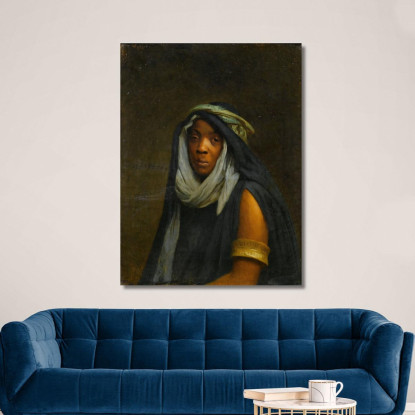 La Serva Nera Jean-Léon Gérôme jlg125 quadro stampato su tela