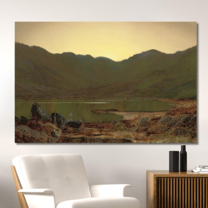 Il Rifugio Dell'Airone John Atkinson Grimshaw jag70 quadro stampato su tela