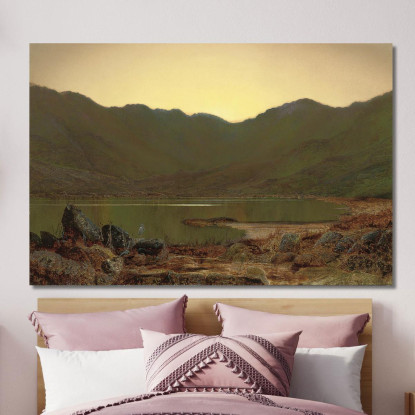 Il Rifugio Dell'Airone John Atkinson Grimshaw jag70 quadro stampato su tela