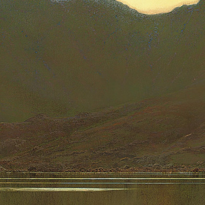 Il Rifugio Dell'Airone John Atkinson Grimshaw jag70 quadro stampato su tela