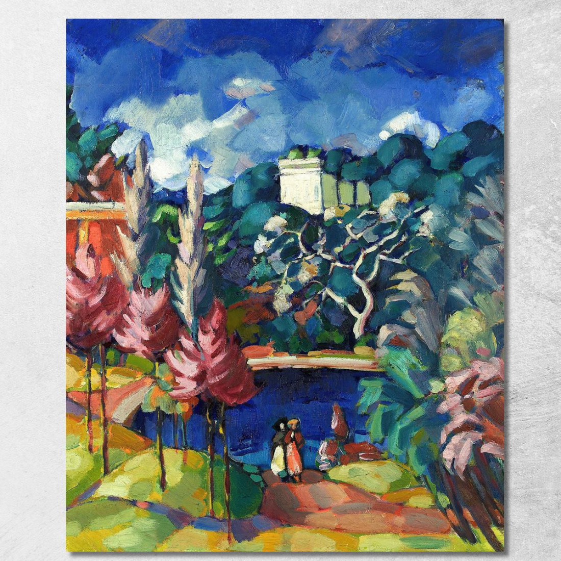 Paesaggio Italiano Konrad Mägi kmg5 quadro stampato su tela Paesaggio Italiano Konrad Mägi kmg5 quadro stampato su tela