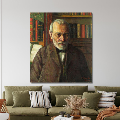 Ritratto Del Poeta Friedrich Kuhlbars Konrad Mägi kmg7 quadro stampato su tela