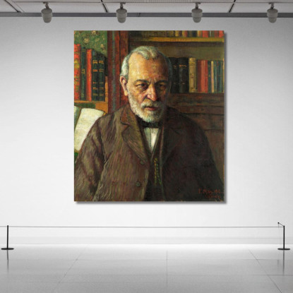 Ritratto Del Poeta Friedrich Kuhlbars Konrad Mägi kmg7 quadro stampato su tela