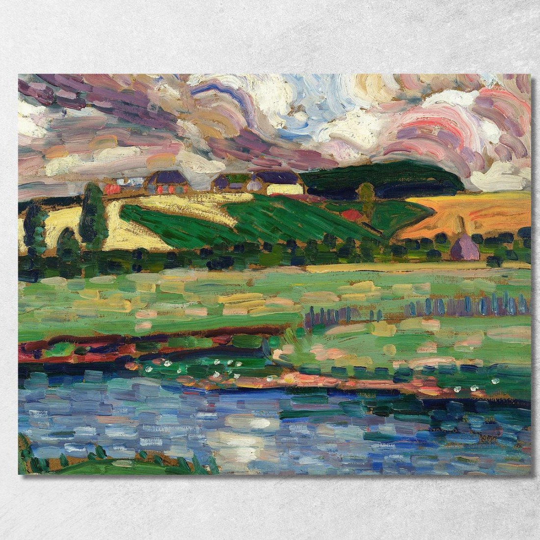 Studio Di Paesaggio Konrad Mägi kmg13 quadro stampato su tela Studio Di Paesaggio Konrad Mägi kmg13 quadro stampato su tela
