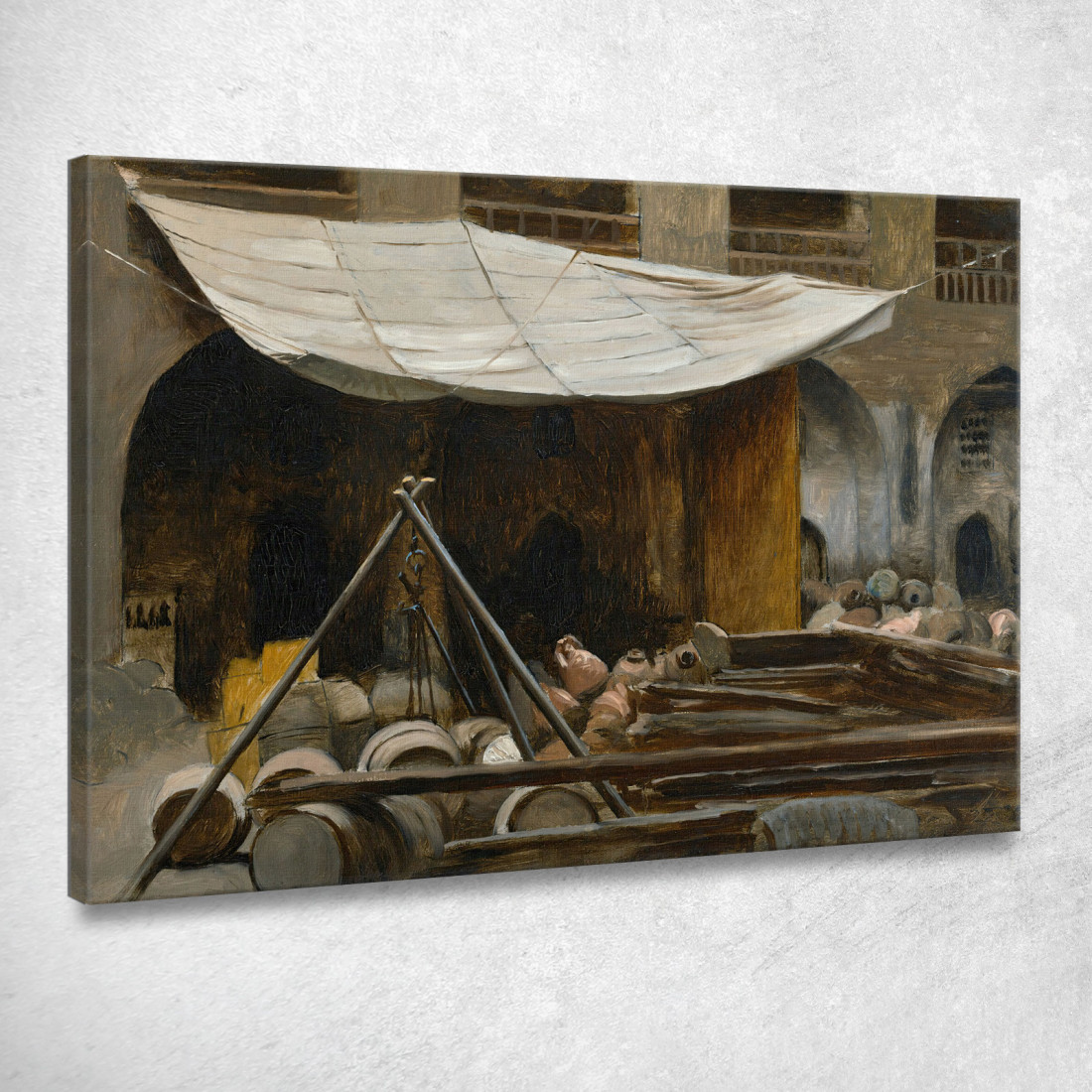 La Cittadella Acri Jean-Léon Gérôme jlg130 quadro stampato su tela