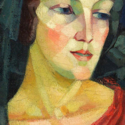 Ritratto Di Ludmilla Allik Konrad Mägi kmg15 quadro stampato su tela