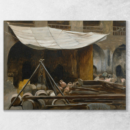 La Cittadella Acri Jean-Léon Gérôme jlg130 quadro stampato su tela