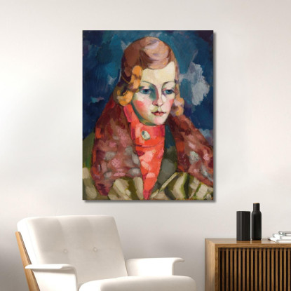 Ritratto Di Donna 2 Konrad Mägi kmg17 quadro stampato su tela