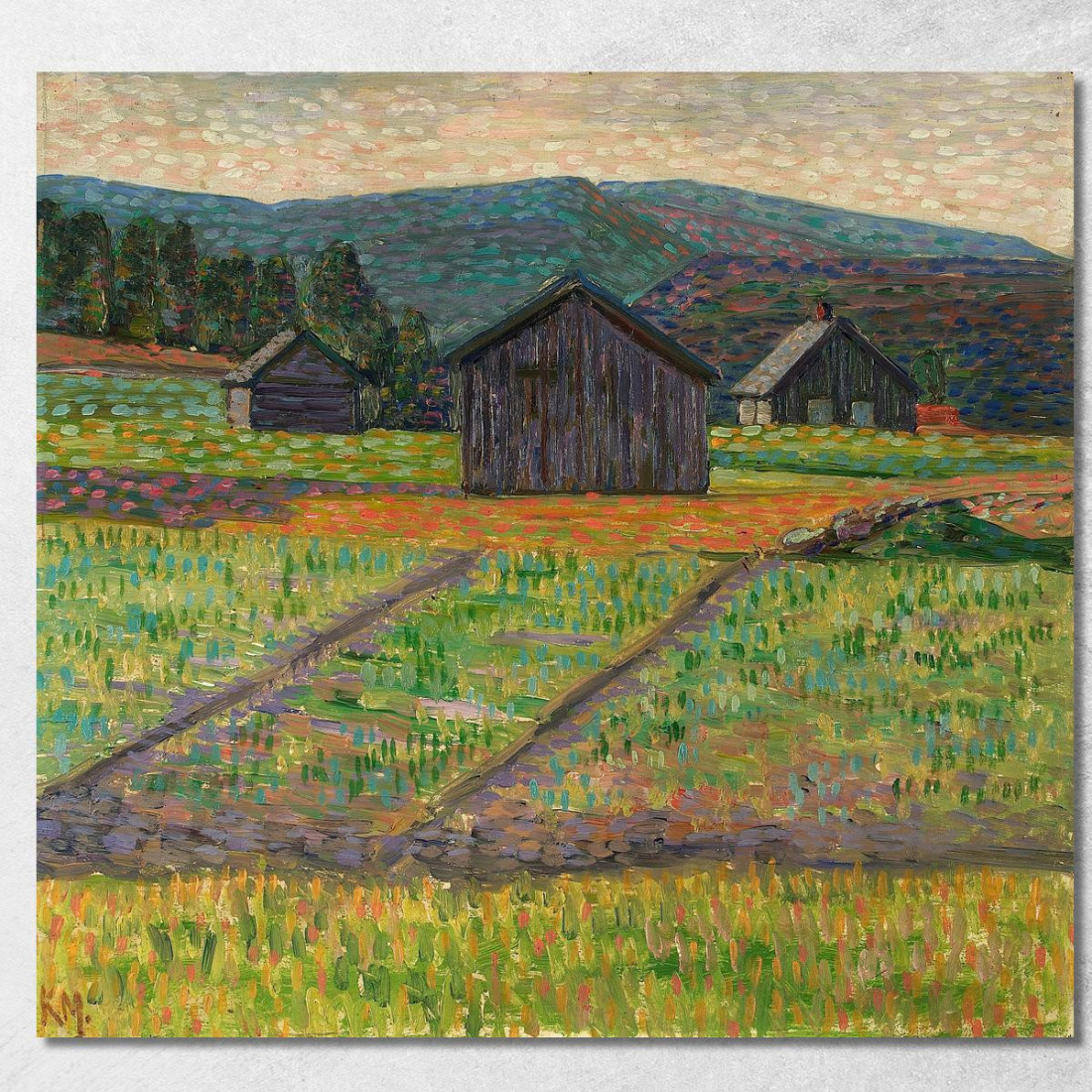 Paesaggio Norvegese 2 Konrad Mägi kmg19 quadro stampato su tela Paesaggio Norvegese 2 Konrad Mägi kmg19 quadro stampato su tela