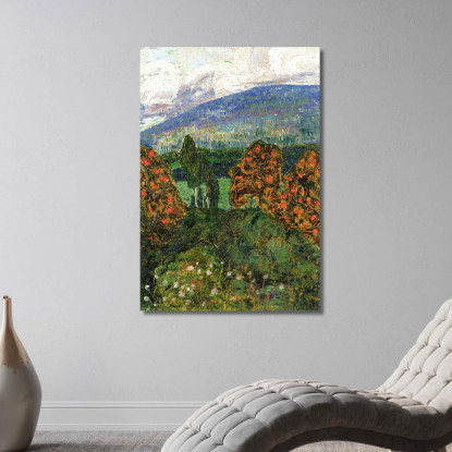 Paesaggio Norvegese Konrad Mägi kmg21 quadro stampato su tela