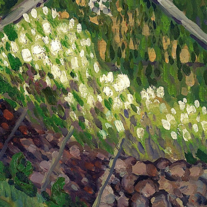Paesaggio Rurale Konrad Mägi kmg30 quadro stampato su tela
