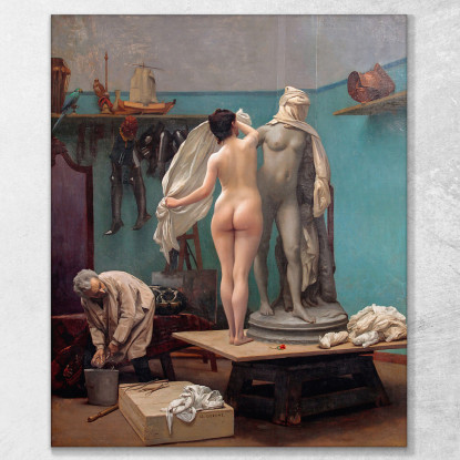 La Fine Della Posa Jean-Léon Gérôme jlg135 quadro stampato su tela