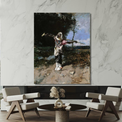 Capo Africano Mariano Fortuny Marsal mfm4 quadro stampato su tela