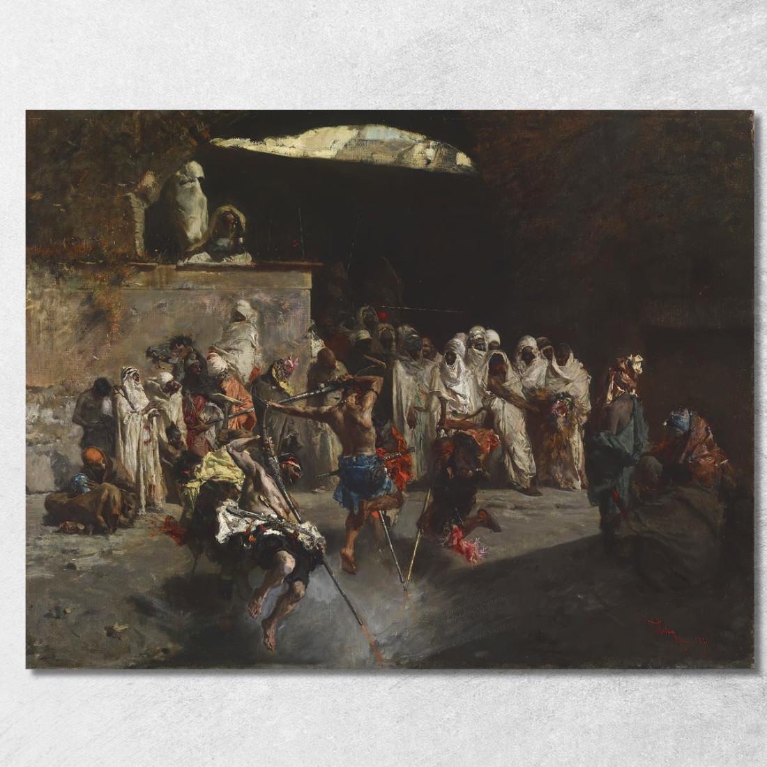 Fantasia Araba Mariano Fortuny Marsal mfm7 quadro stampato su tela Fantasia Araba Mariano Fortuny Marsal mfm7 quadro stampato su tela