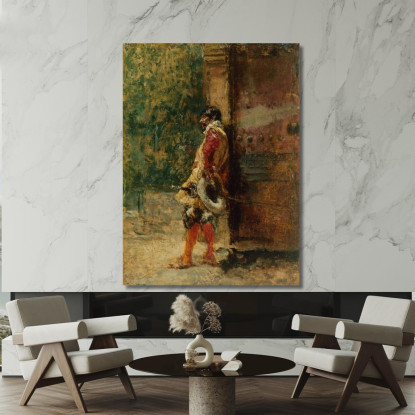 Cavaliere Mariano Fortuny Marsal mfm18 quadro stampato su tela