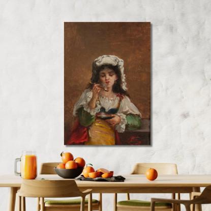 Zuppa Calda Mariano Fortuny Marsal mfm24 quadro stampato su tela