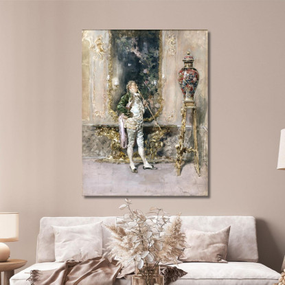 Il Vaso Raro Mariano Fortuny Marsal mfm40 quadro stampato su tela