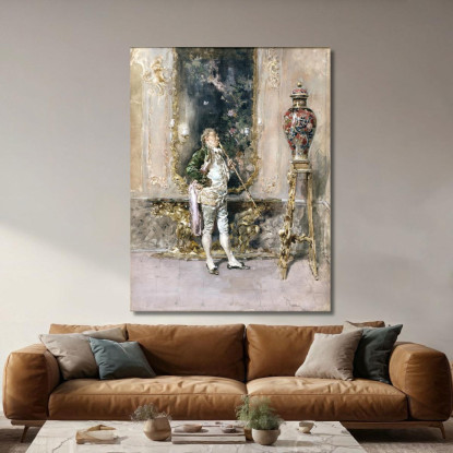 Il Vaso Raro Mariano Fortuny Marsal mfm40 quadro stampato su tela