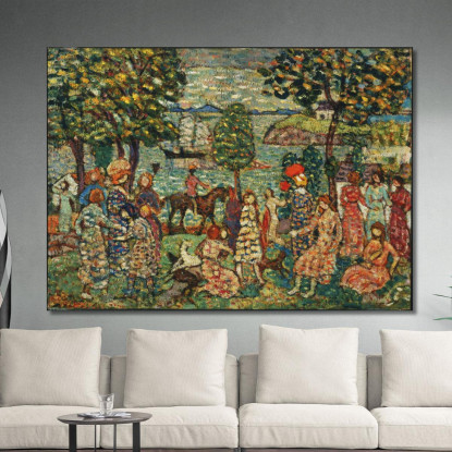 Fantasia Maurice Prendergast mpr16 quadro stampato su tela