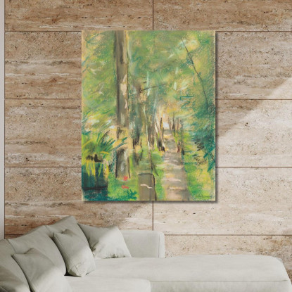Viale Di Betulle Nel Giardino Del Wannsee Max Liebermann mlb10 quadro stampato su tela