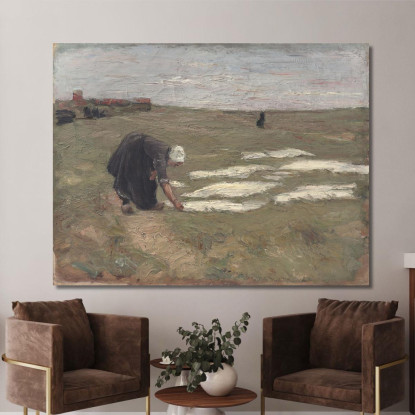 Candeggio Sulle Dune Presso Katwijk Max Liebermann mlb12 quadro stampato su tela