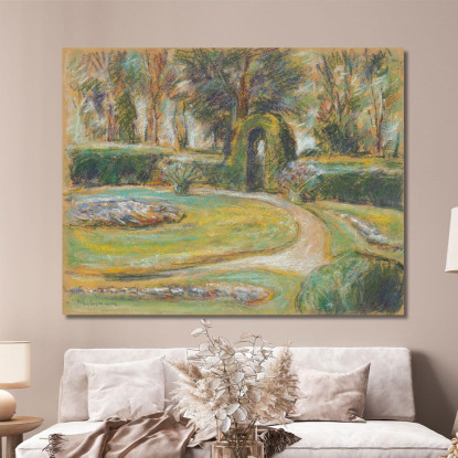 Il Rondò Nel Giardino Delle Siepi Max Liebermann mlb18 quadro stampato su tela