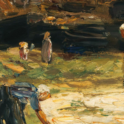 Angolo Del Villaggio Con Candeggio Max Liebermann mlb36 quadro stampato su tela