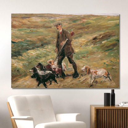 Cacciatore Nelle Dune Max Liebermann mlb45 quadro stampato su tela
