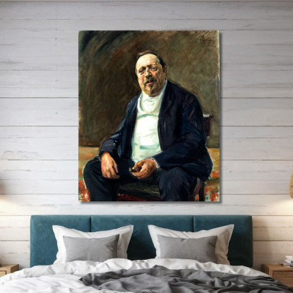 Ritratto Di Alfred Von Berger Max Liebermann mlb59 quadro stampato su tela