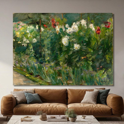 Fiori Rossi E Bianchi Verso Sud-Est Max Liebermann mlb70 quadro stampato su tela