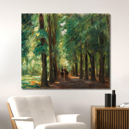 Due Cavalieri Nel Viale Presso Sakrow Max Liebermann mlb101 quadro stampato su tela