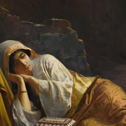 Una Nuova Alba Rudolf Ernst rer4 quadro stampato su tela