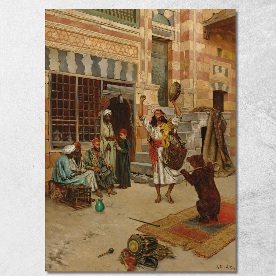 Uno Spettacolo Pomeridiano Rudolf Ernst rer11 quadro stampato su tela Uno Spettacolo Pomeridiano Rudolf Ernst rer11 quadro stampato su tela